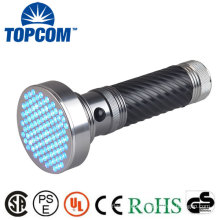 100 Black Light LED Night Hunting Metal Aluminum 100 LED UV Torch Light